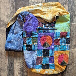 Earth Divas Hobo Shoulder Bag Crossbody Patchwork Hippie Boho